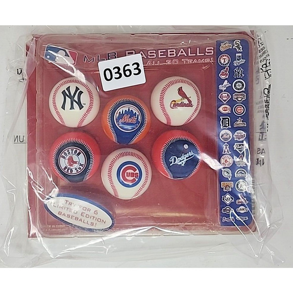 Vintage Vending Display Board MLB Baseball Toys 0363 - Picture 2 of 2